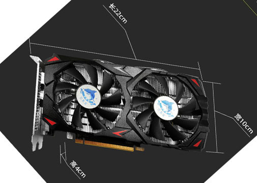 การ์ดกราฟิก AMD RX580 8G 29+ รุ่นพลังงานสูงพัดลมคู่ประสิทธิภาพสูง
