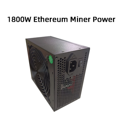 1800W Ethereum GPU Miner Power Supply รุ่นเงียบพร้อมพัดลม 14 ซม