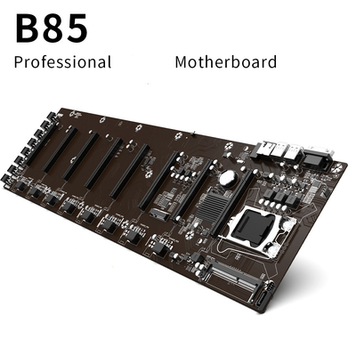 เมนบอร์ดการขุด Intel B85 Ethereum 8 GPU B85 Riserless PCIEx16