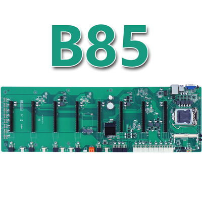 B85 กราฟิกการ์ด 8 GPU Ethereum เมนบอร์ดการขุด LGA1150